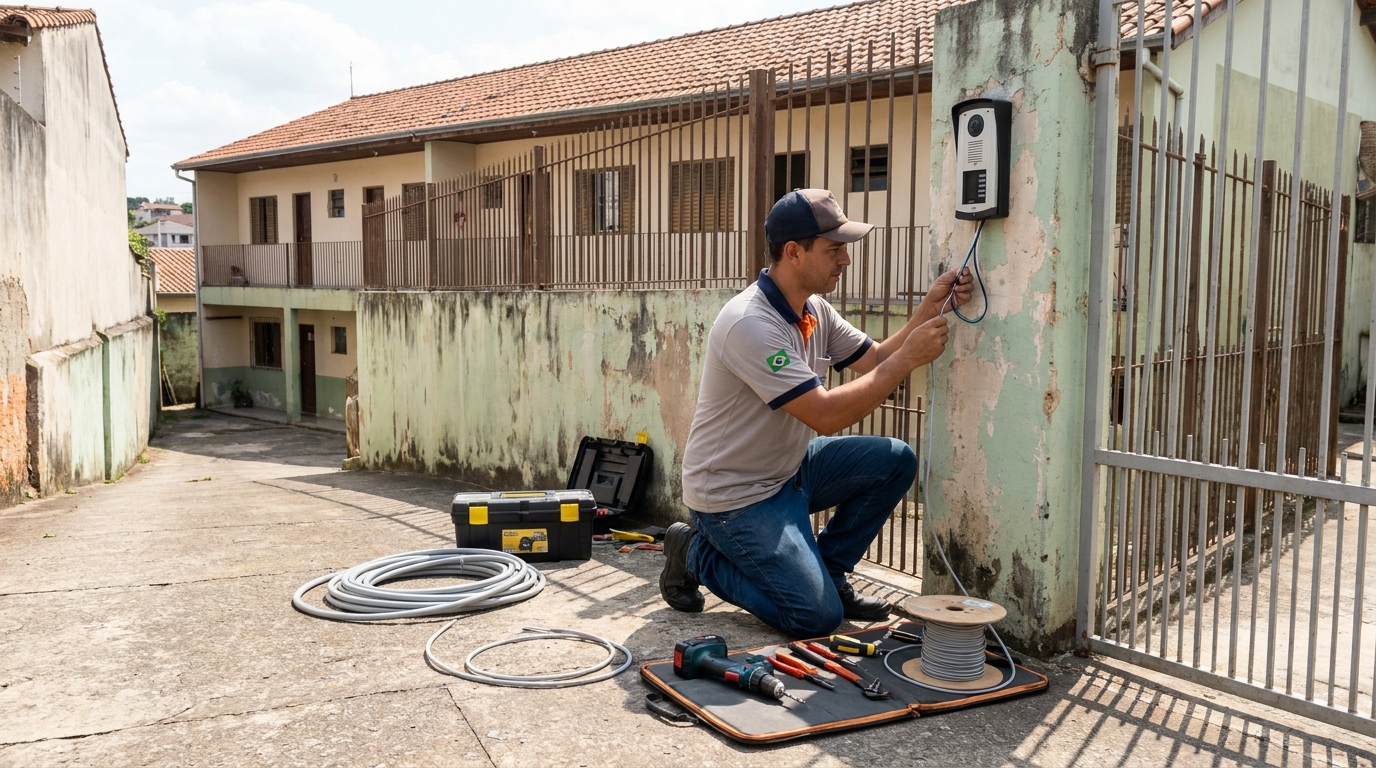 Instalação de Porteiro Eletrônico em Atibaia‑SP