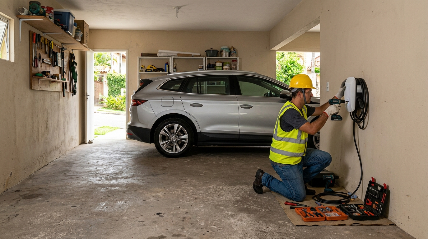 Instalação em Garagem ou Condomínio no Refúgio, Atibaia‑SP