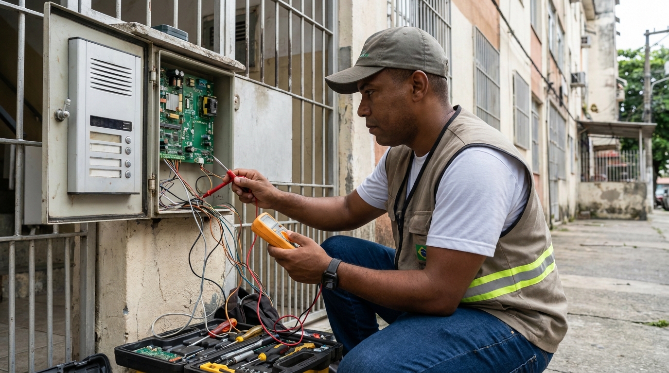 Reparo de Placa e Campainha em Atibaia‑SP