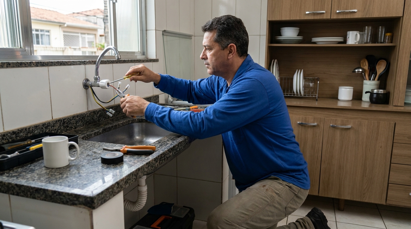 Reparo em Torneira Elétrica no Centro, Atibaia‑SP