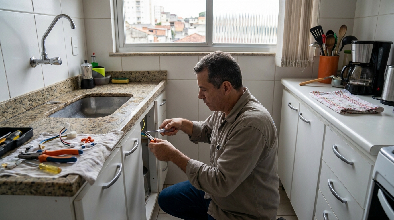 Troca de Torneira Elétrica no Centro, Atibaia‑SP